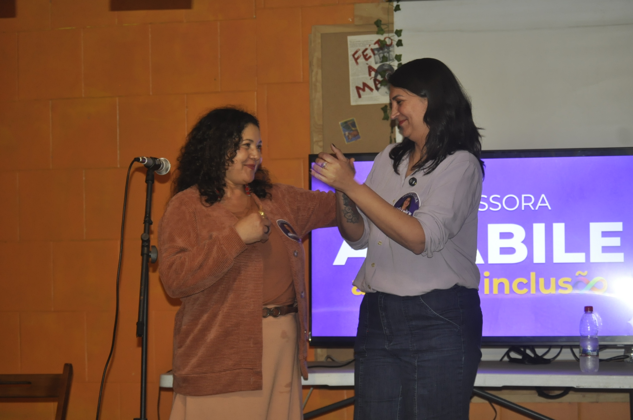 Momento do lançamento da pré-candidatura no Espaço Cultural 7